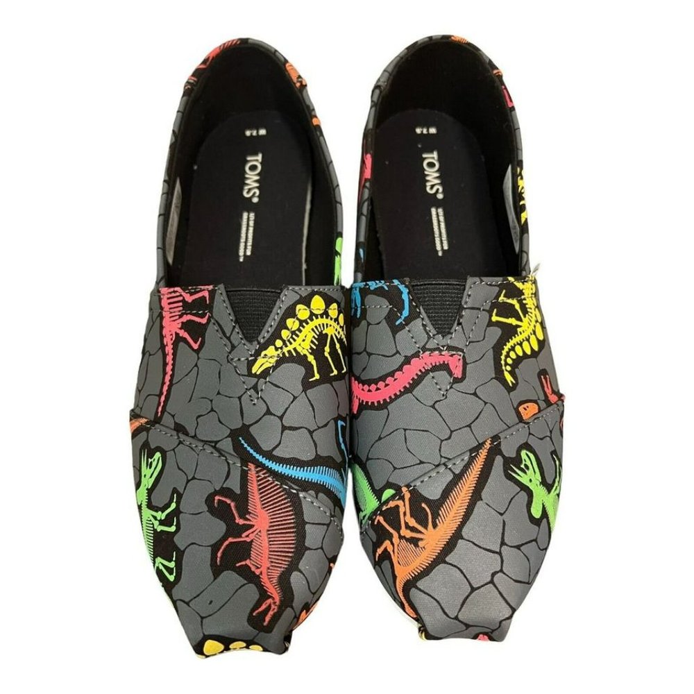 COPY - TOMS Shoes Glow In the Dark Neon Dinosaur Women’s size 7.5 Alpargata